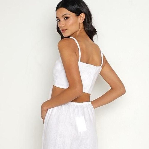 Faithfull the Brand Dafnica Linen Top White​ - Picture 7 of 9